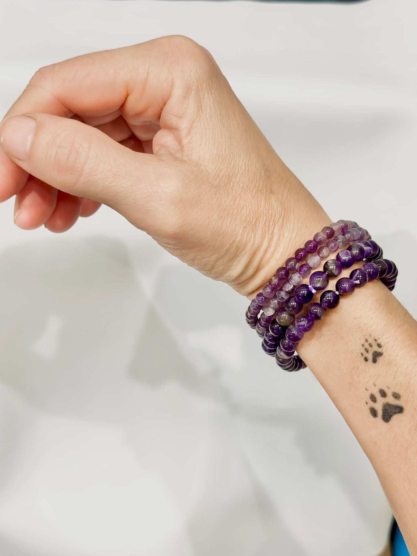 Pulsera de bolas de Amatista - La Quinta Vidal