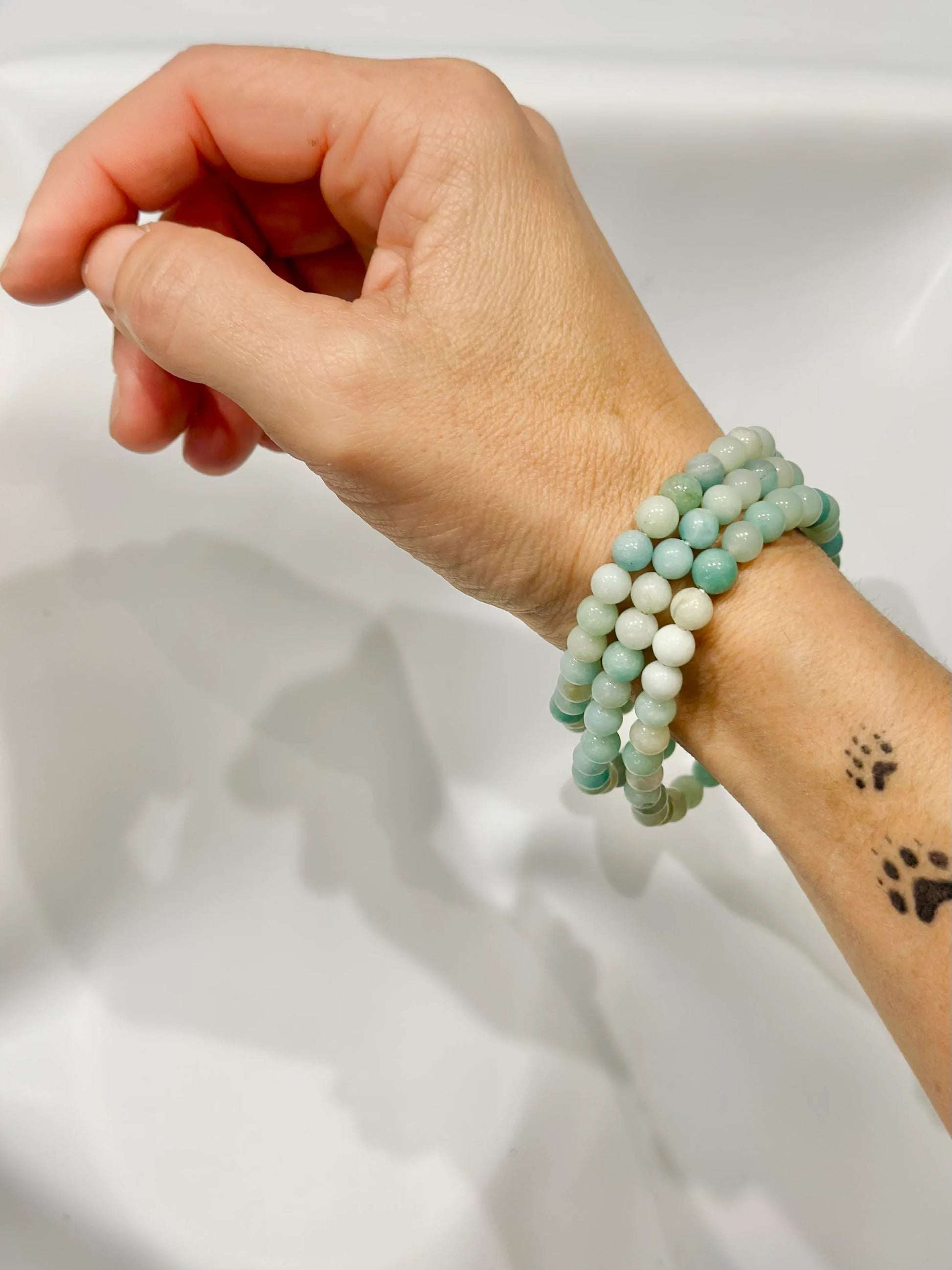 Pulsera de bolas de Amazonita - La Quinta Vidal