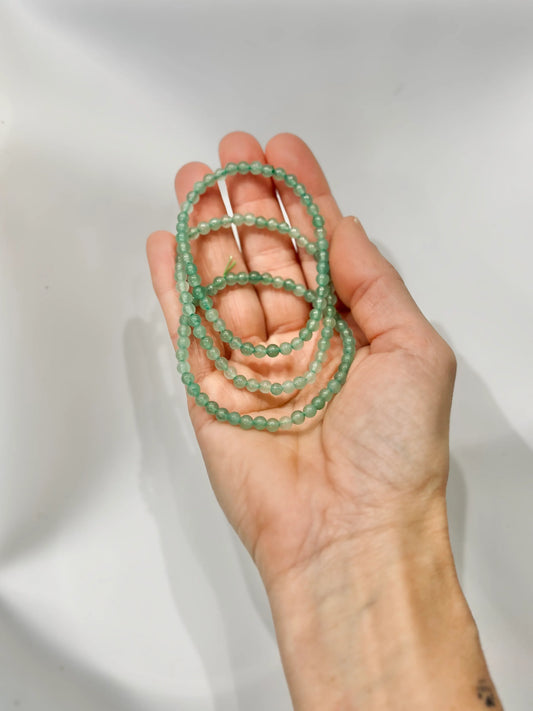 Pulsera de bolas de Aventurina Verde - La Quinta Vidal