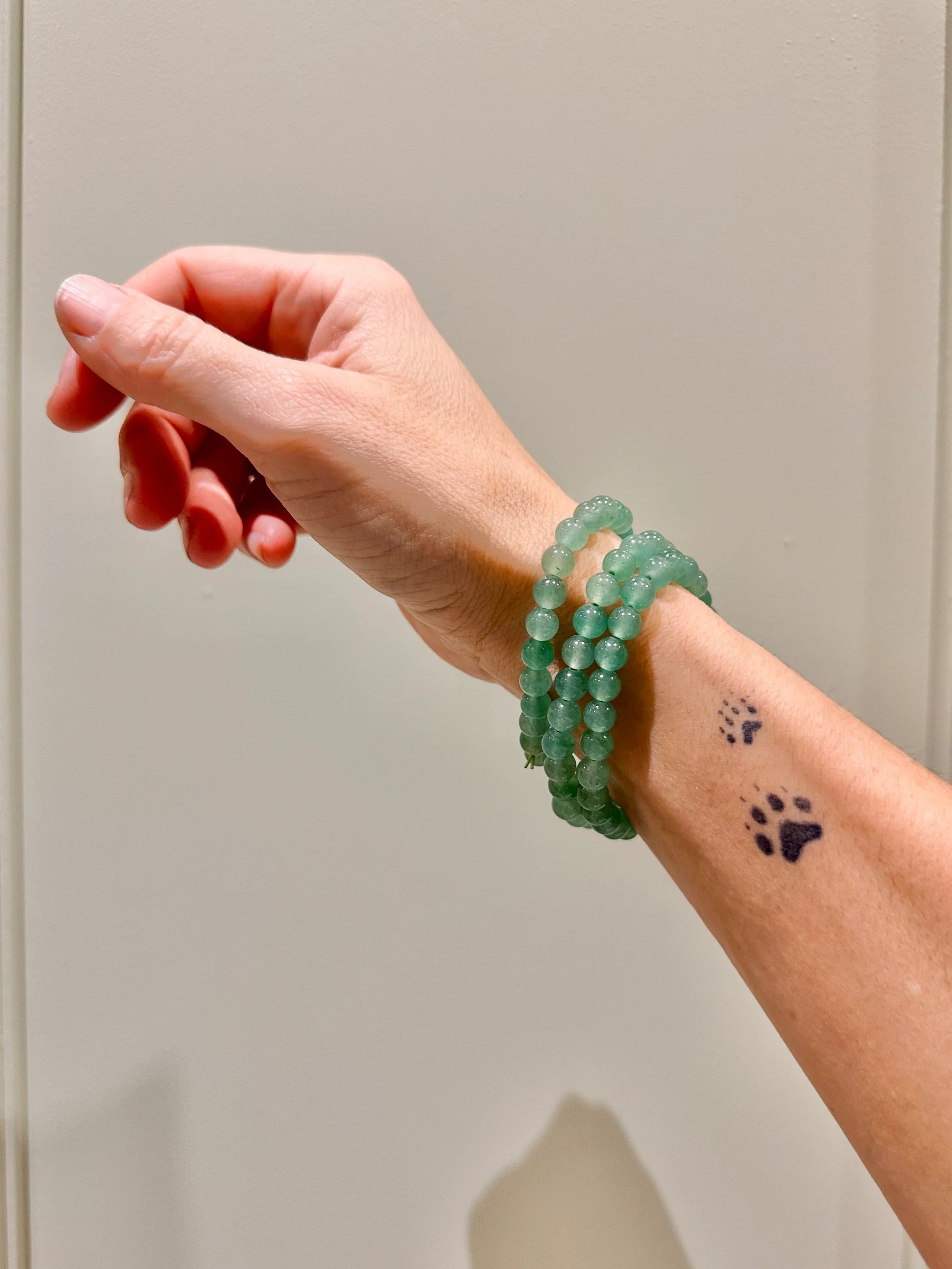 Pulsera de bolas de Cuarzo verde - La Quinta Vidal