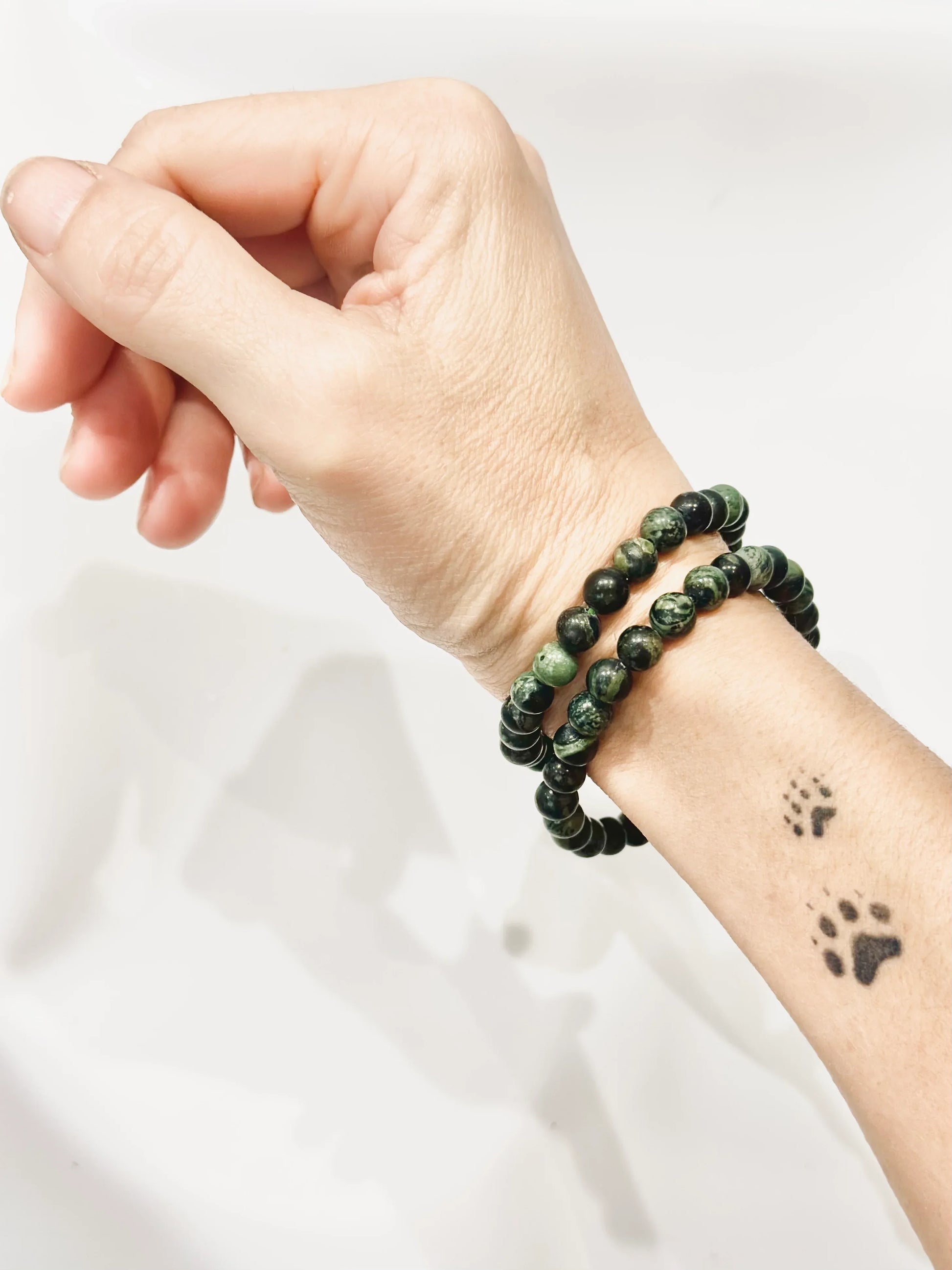 Pulsera de bolas de Jaspe Kambaba - La Quinta Vidal