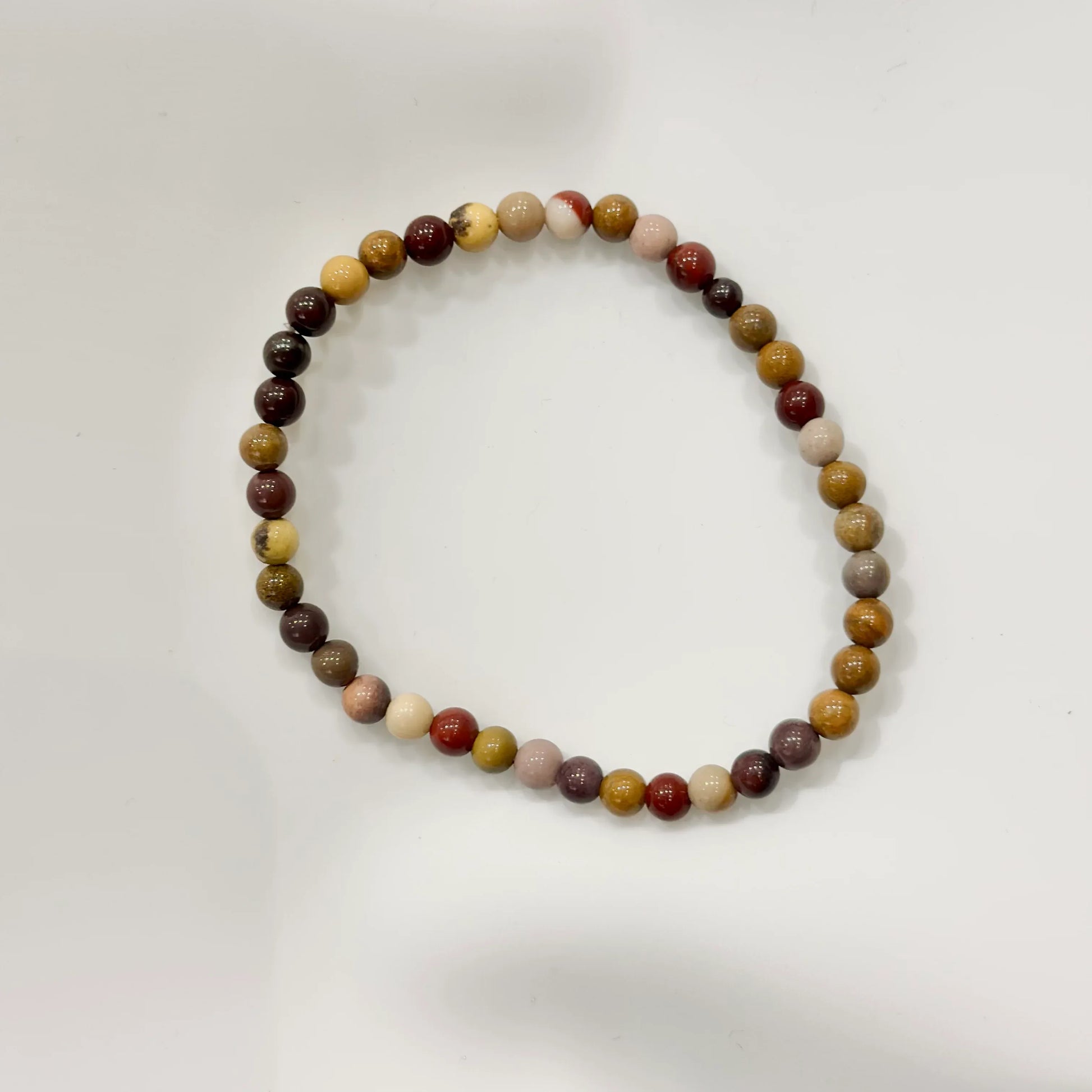 Pulsera de bolas de Jaspe Mokaita - La Quinta Vidal