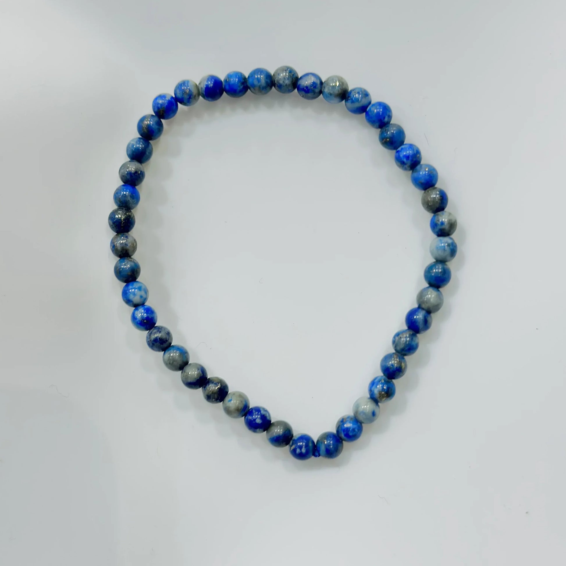 Pulsera de bolas de Lapislazuli - La Quinta Vidal