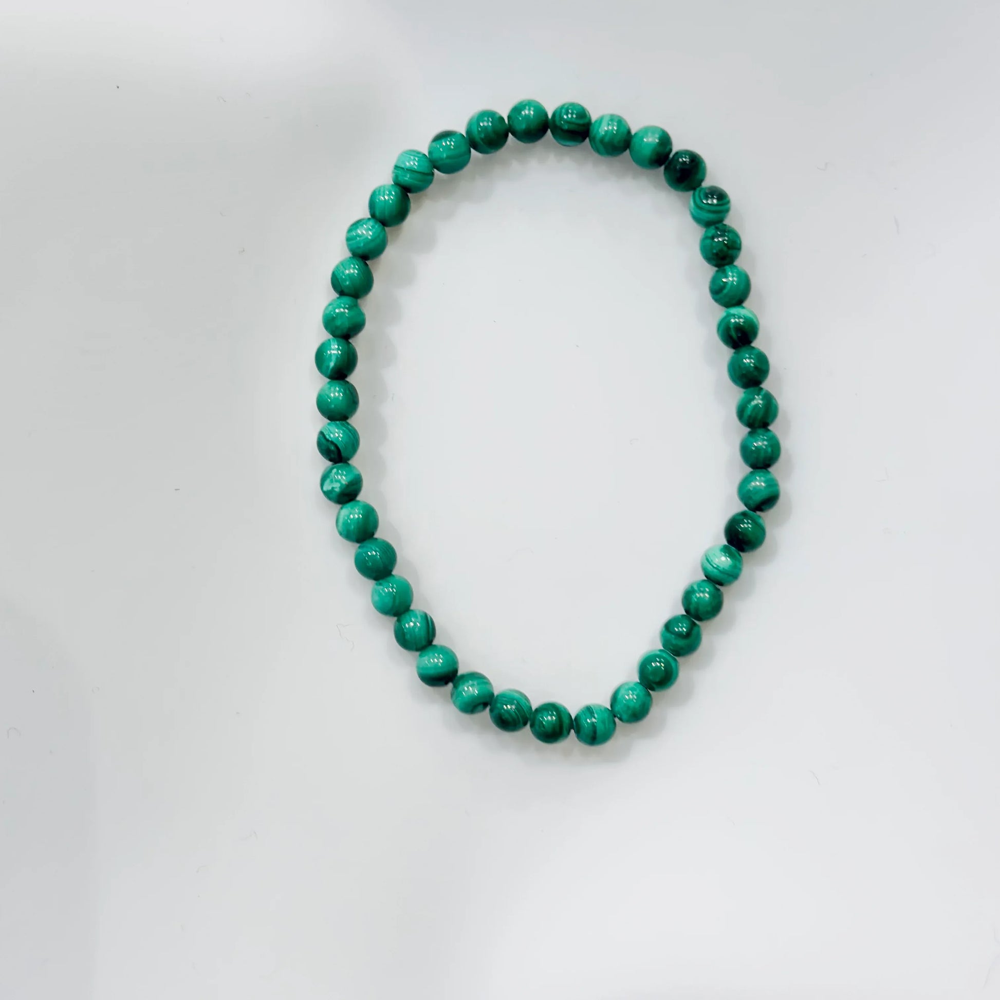 Pulsera de bolas de Malaquita - La Quinta Vidal