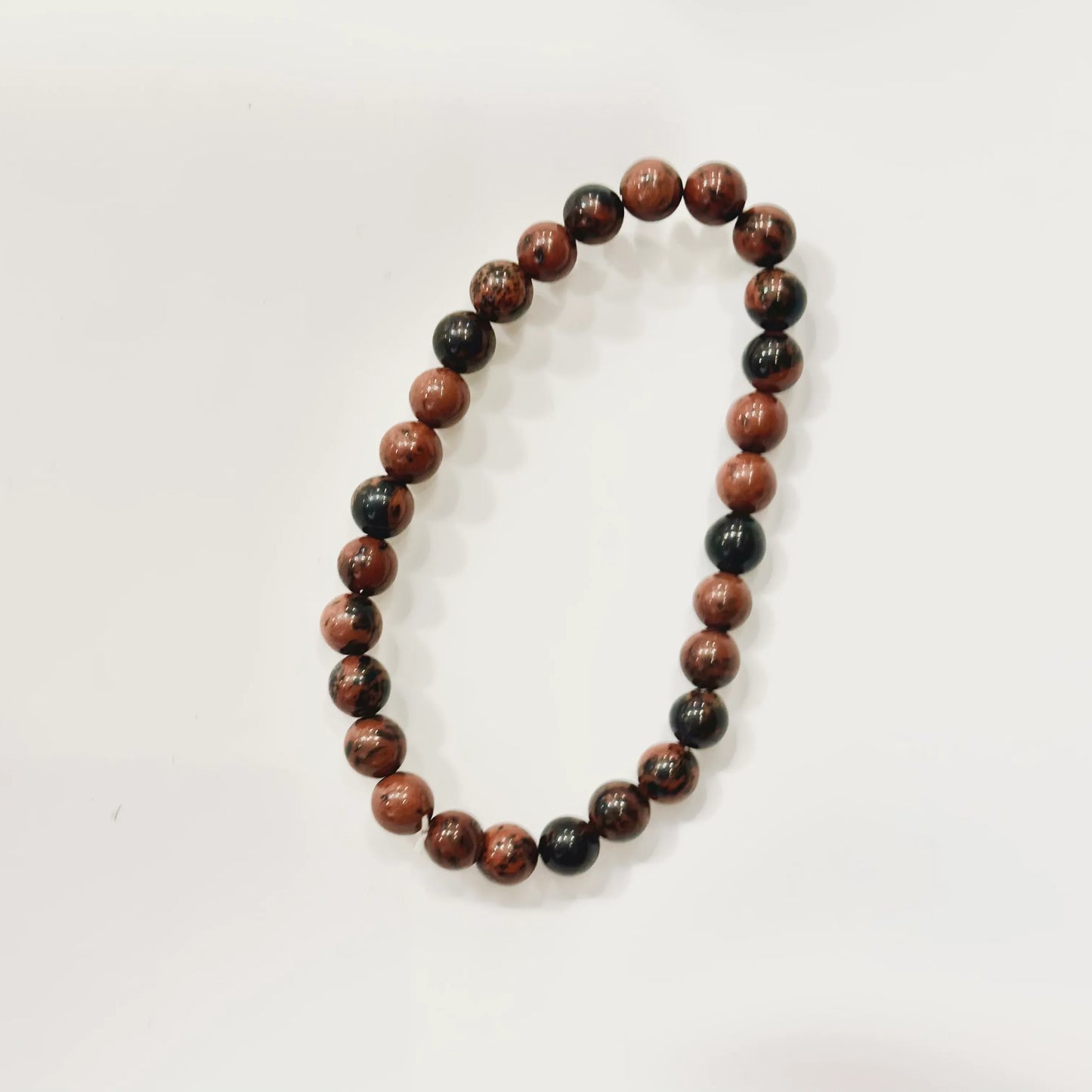 Pulsera de bolas de Obsidiana Caoba - La Quinta Vidal