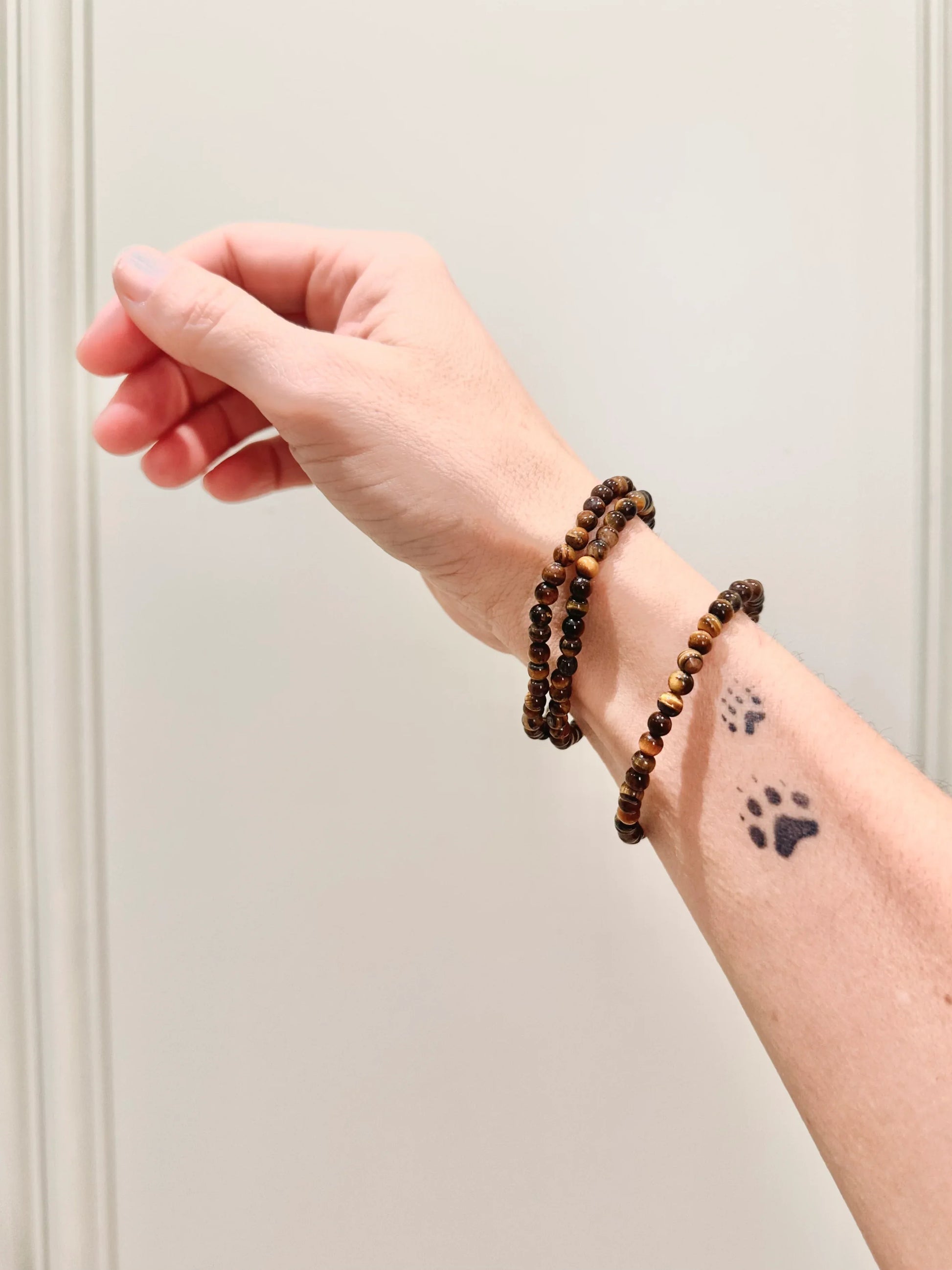 Pulsera de bolas de Ojo de tigre - La Quinta Vidal