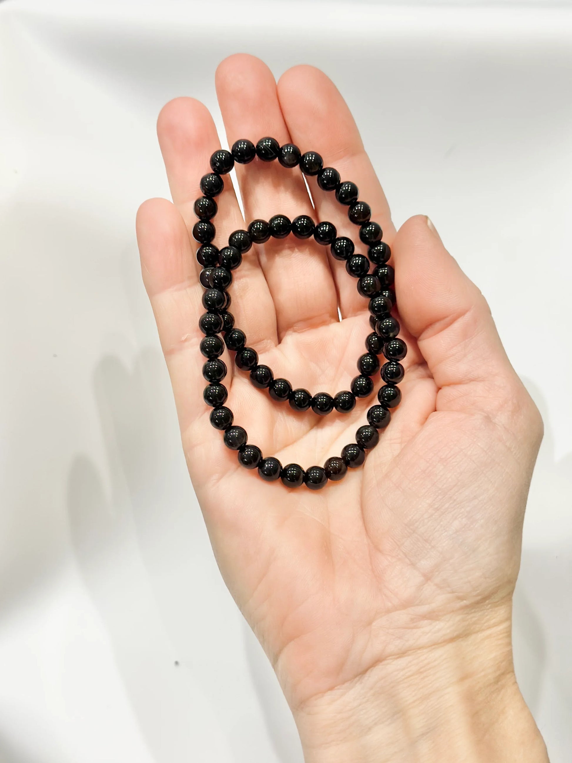 Pulsera de bolas de Ónix - La Quinta Vidal