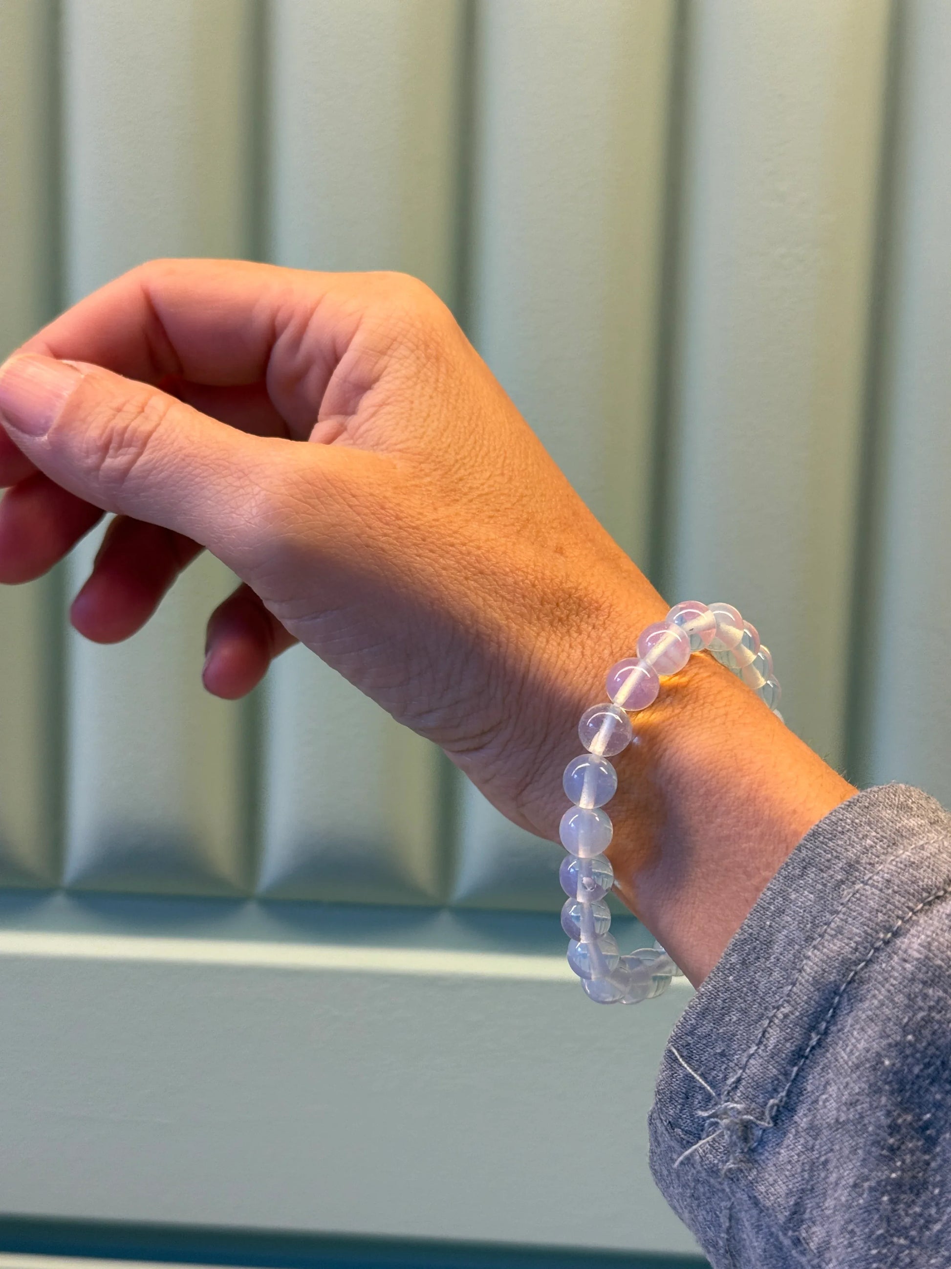 Pulsera de bolas de Opalita - La Quinta Vidal