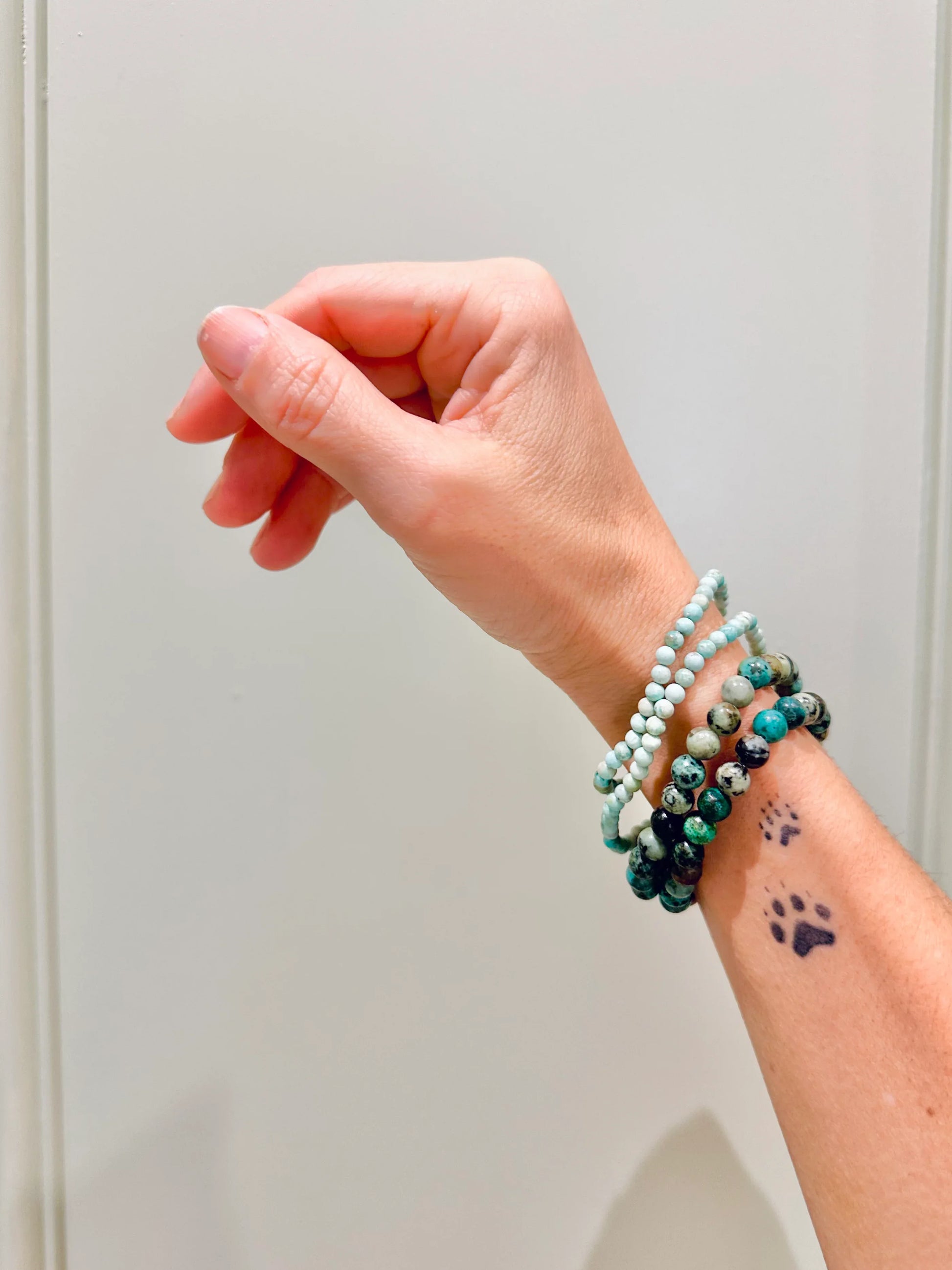 Pulsera de bolas de Turquesa - La Quinta Vidal