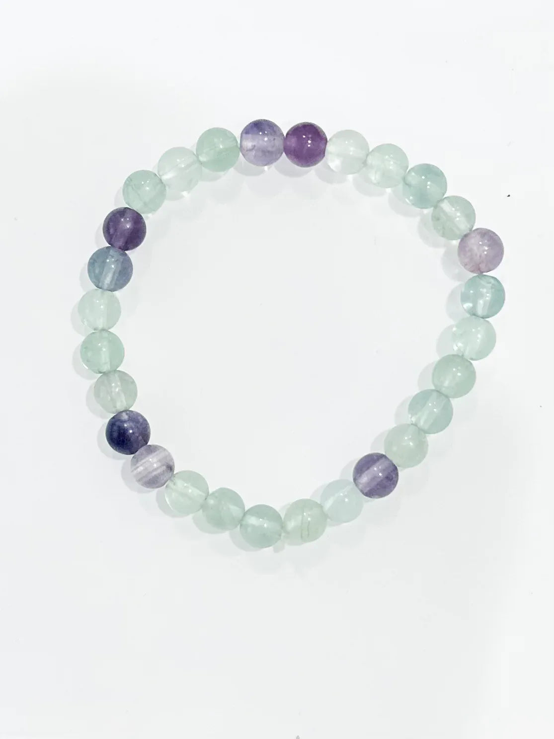 Pulsera de bolas de Fluorita multicolor - La Quinta Vidal