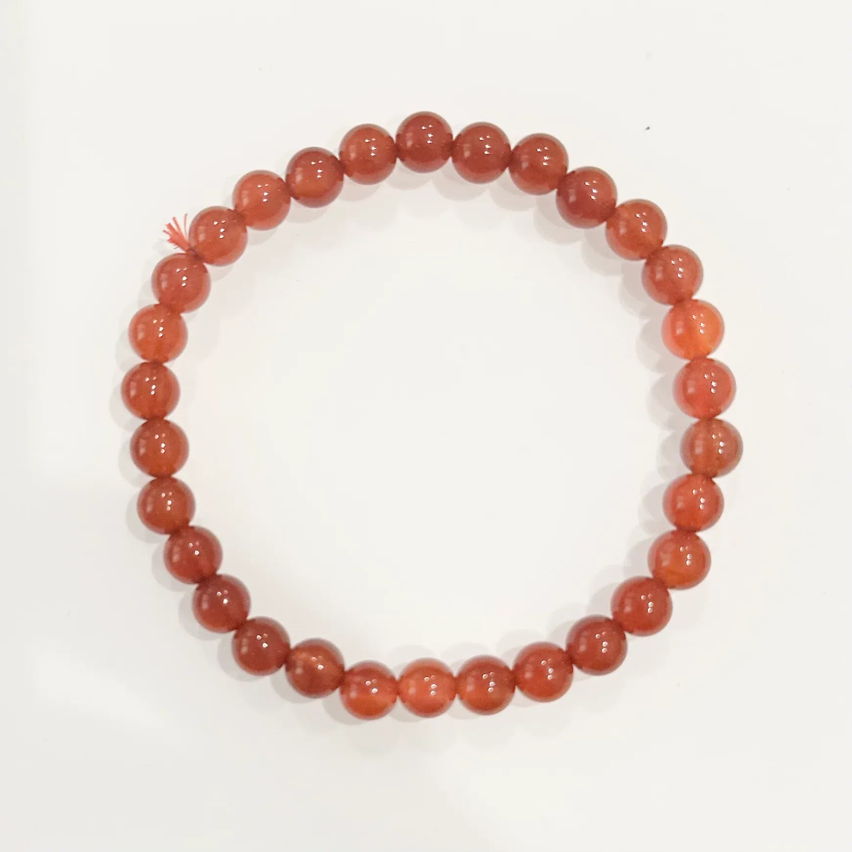 Pulsera de bolas de Cornalina - La Quinta Vidal