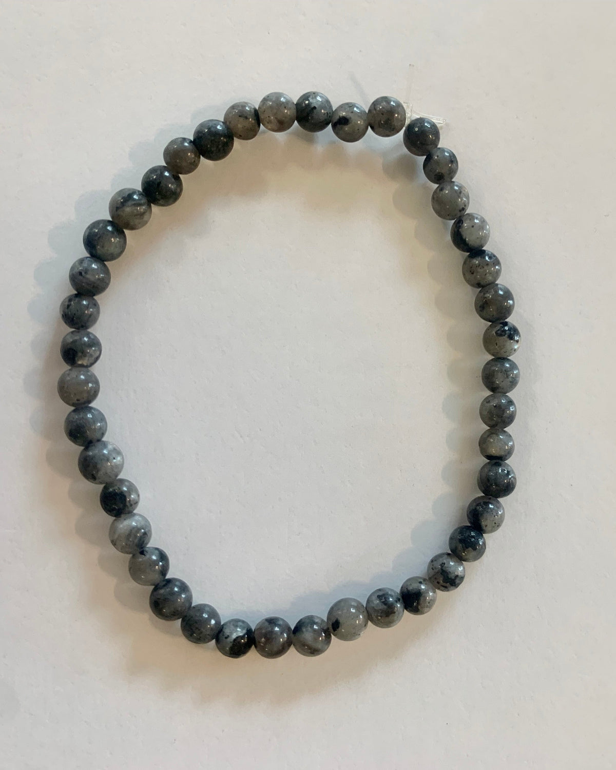 Pulsera de bolas de Larvikita