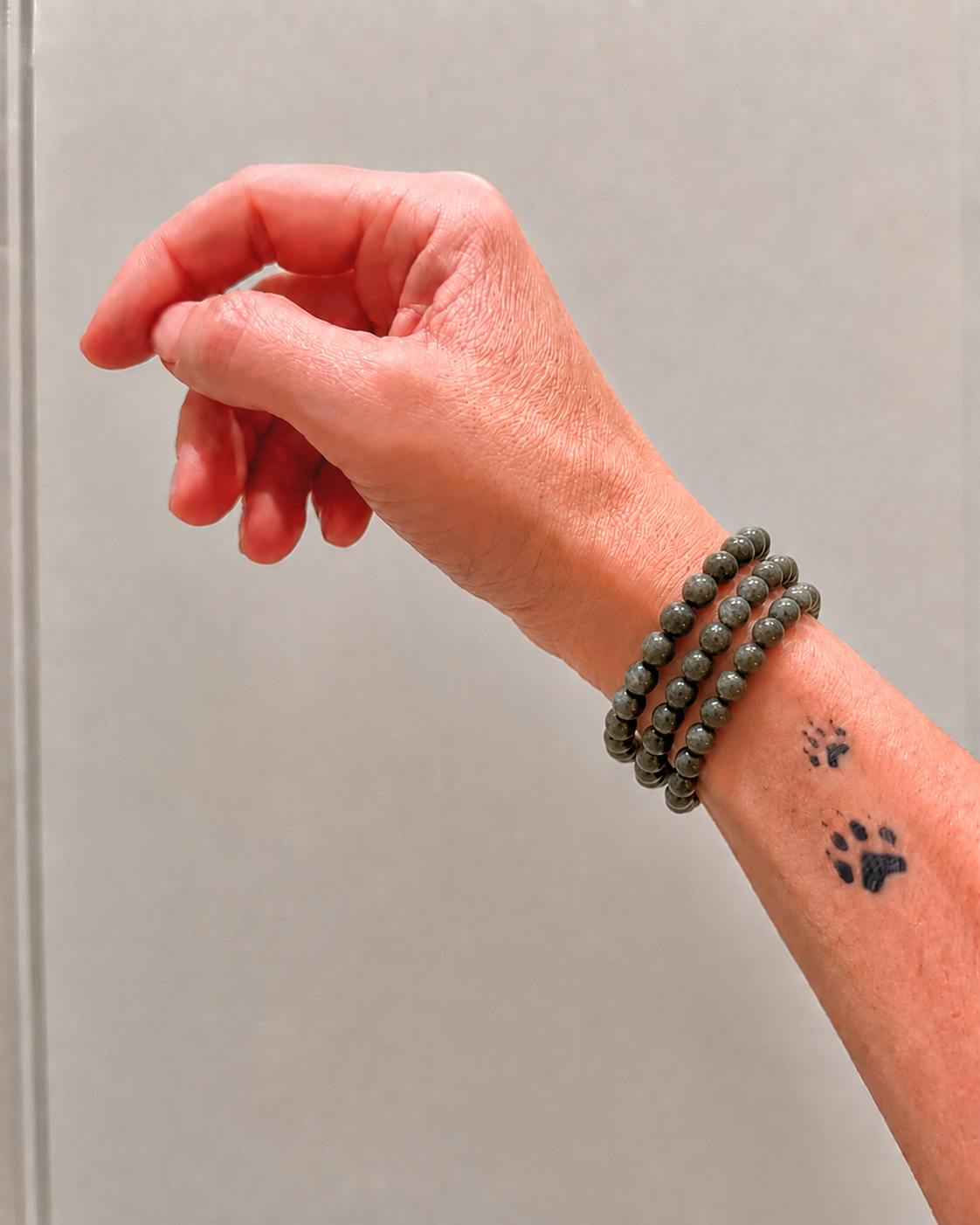 Pulsera de bolas de pirita