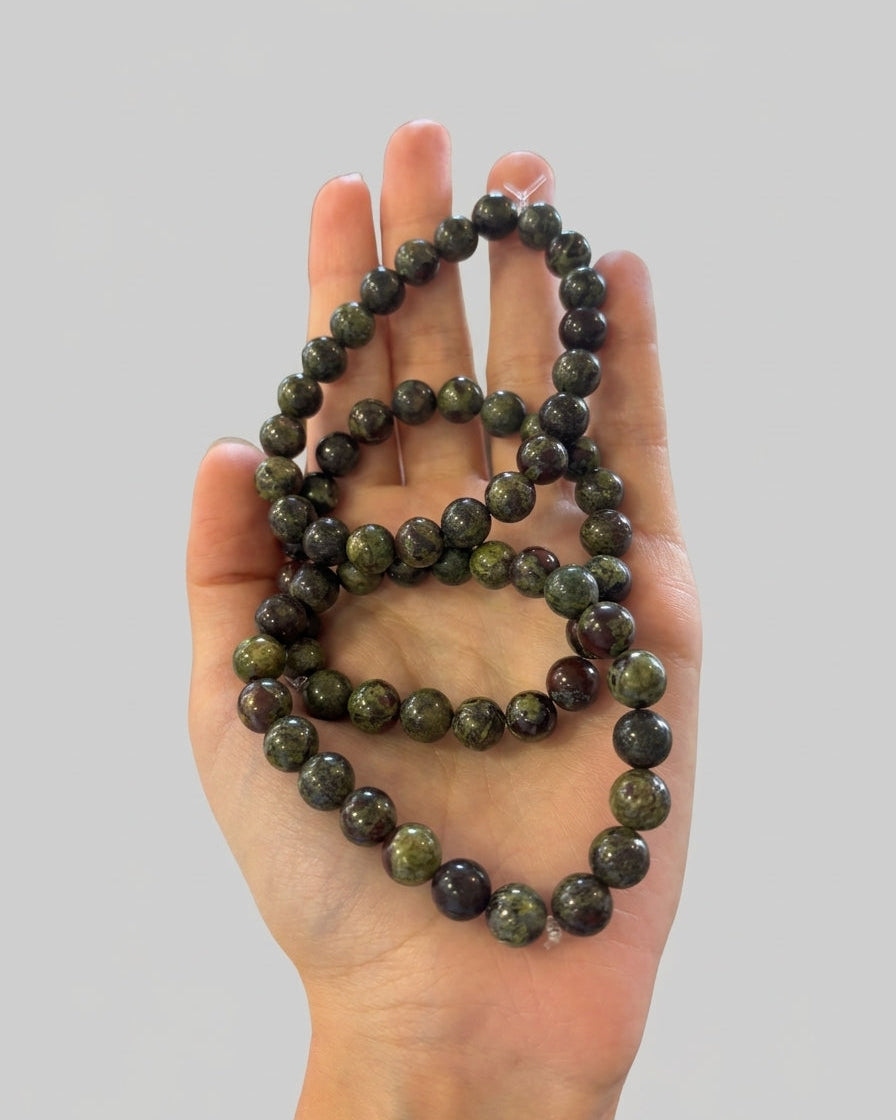 Pulsera de bolas de sangre de dragón 