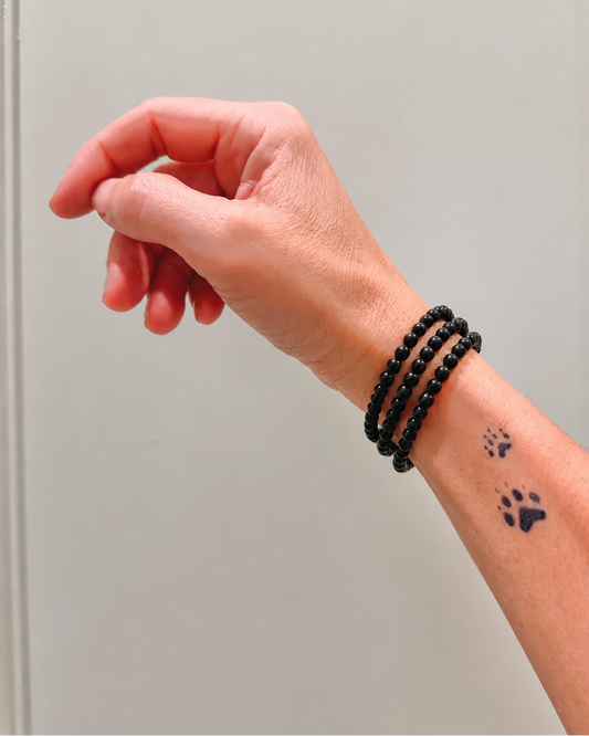 Pulsera de bolas de Shungita