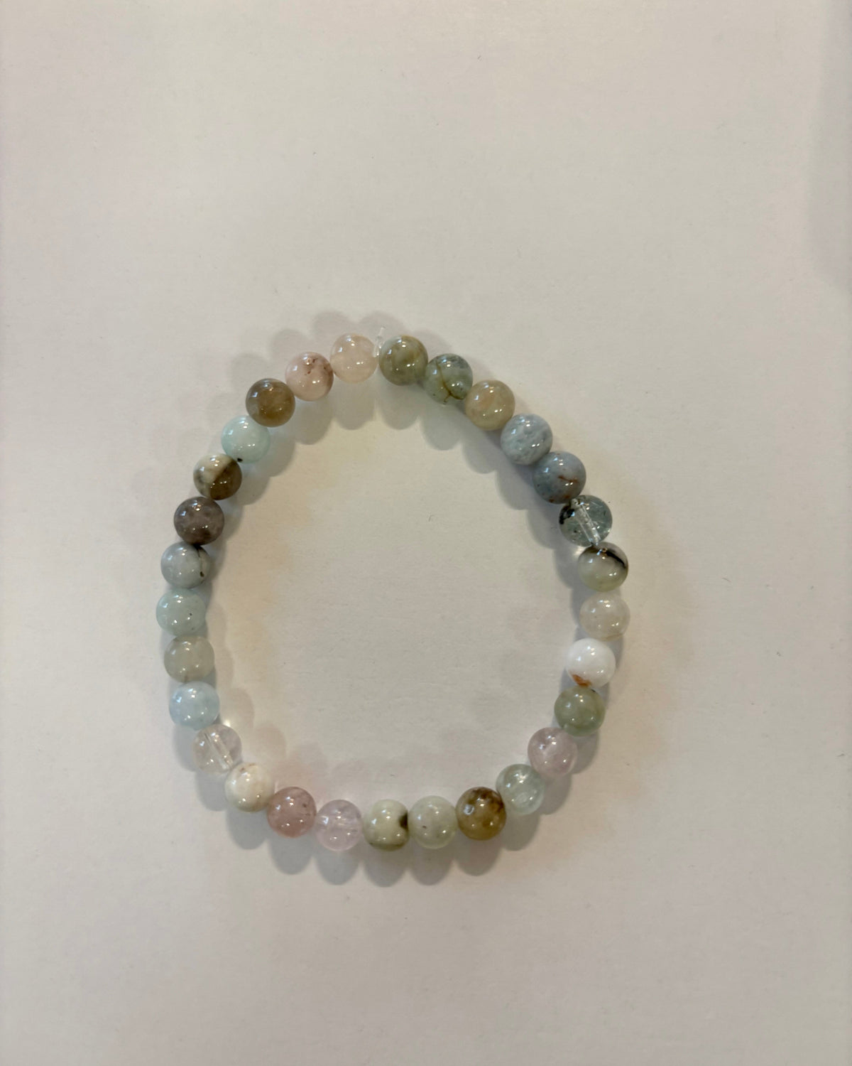Pulsera de bolas de berilo