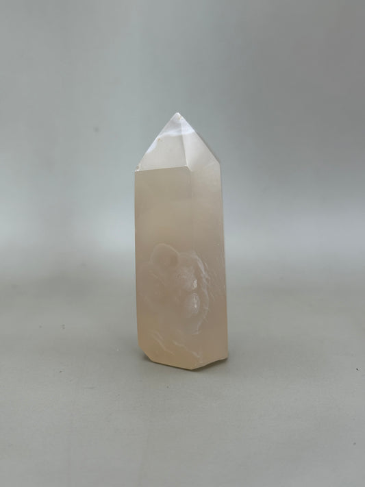 Punta generador de mineral de Ágata flor