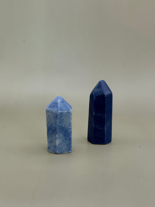 Punta generador de aventurina azul