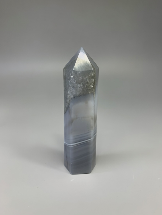 Punta generadora de ágata bostwana