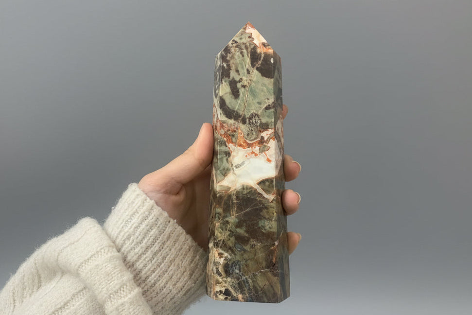 Punta generadora de ágata encaje loca