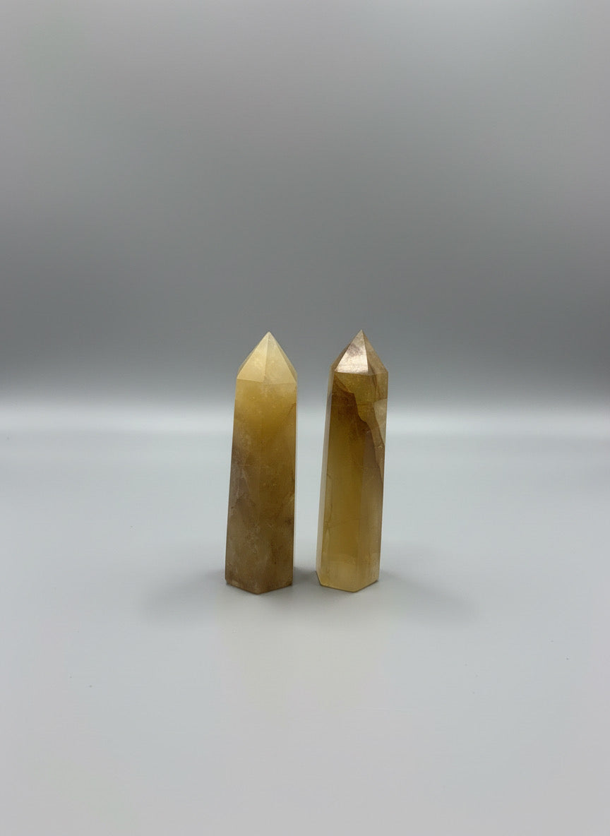 Punta generadora de golden healer o cuarzo hematoide