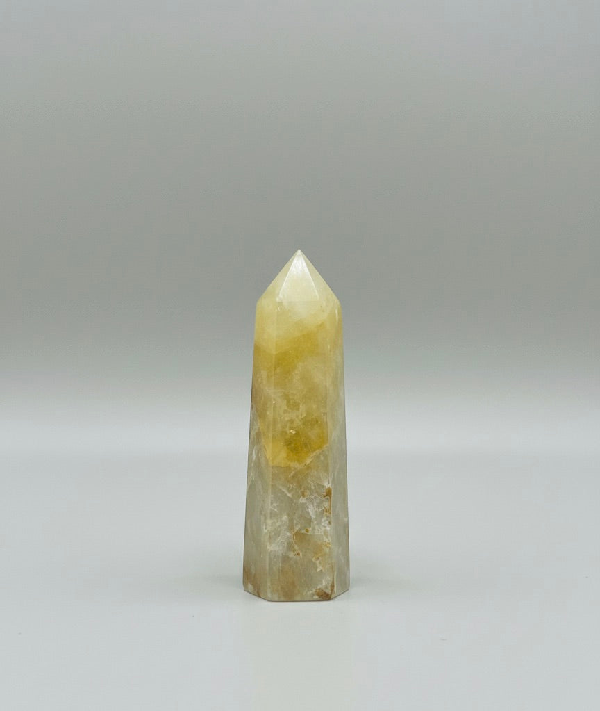 Punta generadora de golden healer o cuarzo hematoide