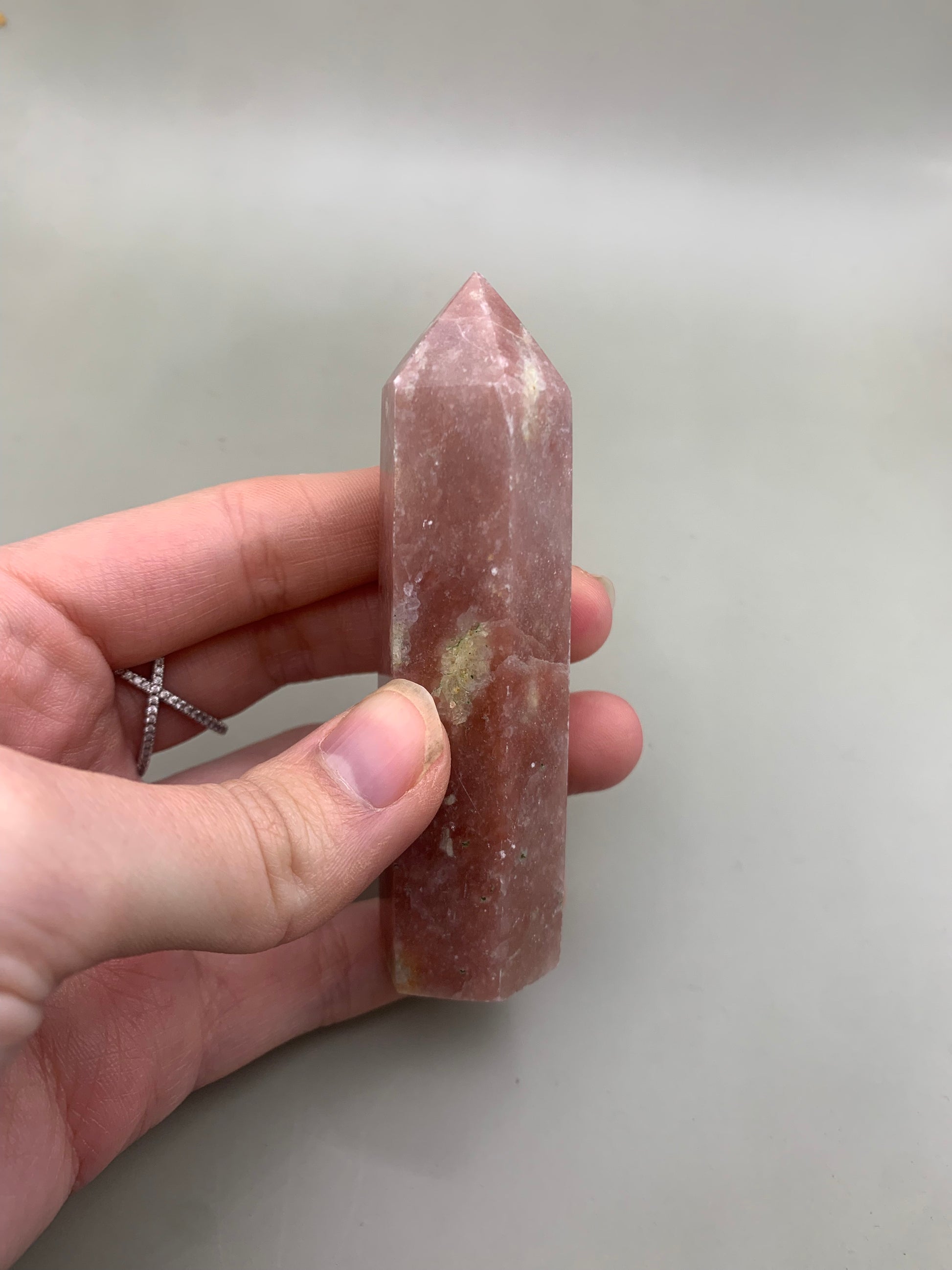 Punta generadora de ópalo rosa