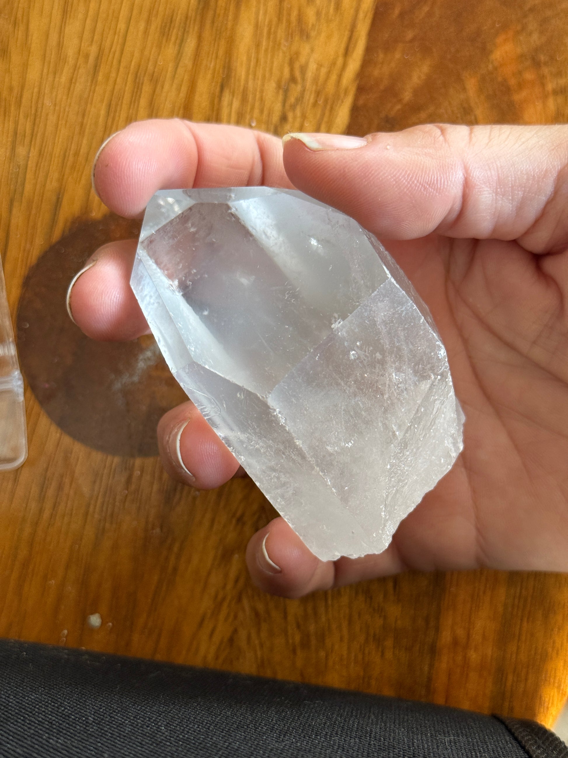 Puntas generadoras de mineral de cuarzo de cristal