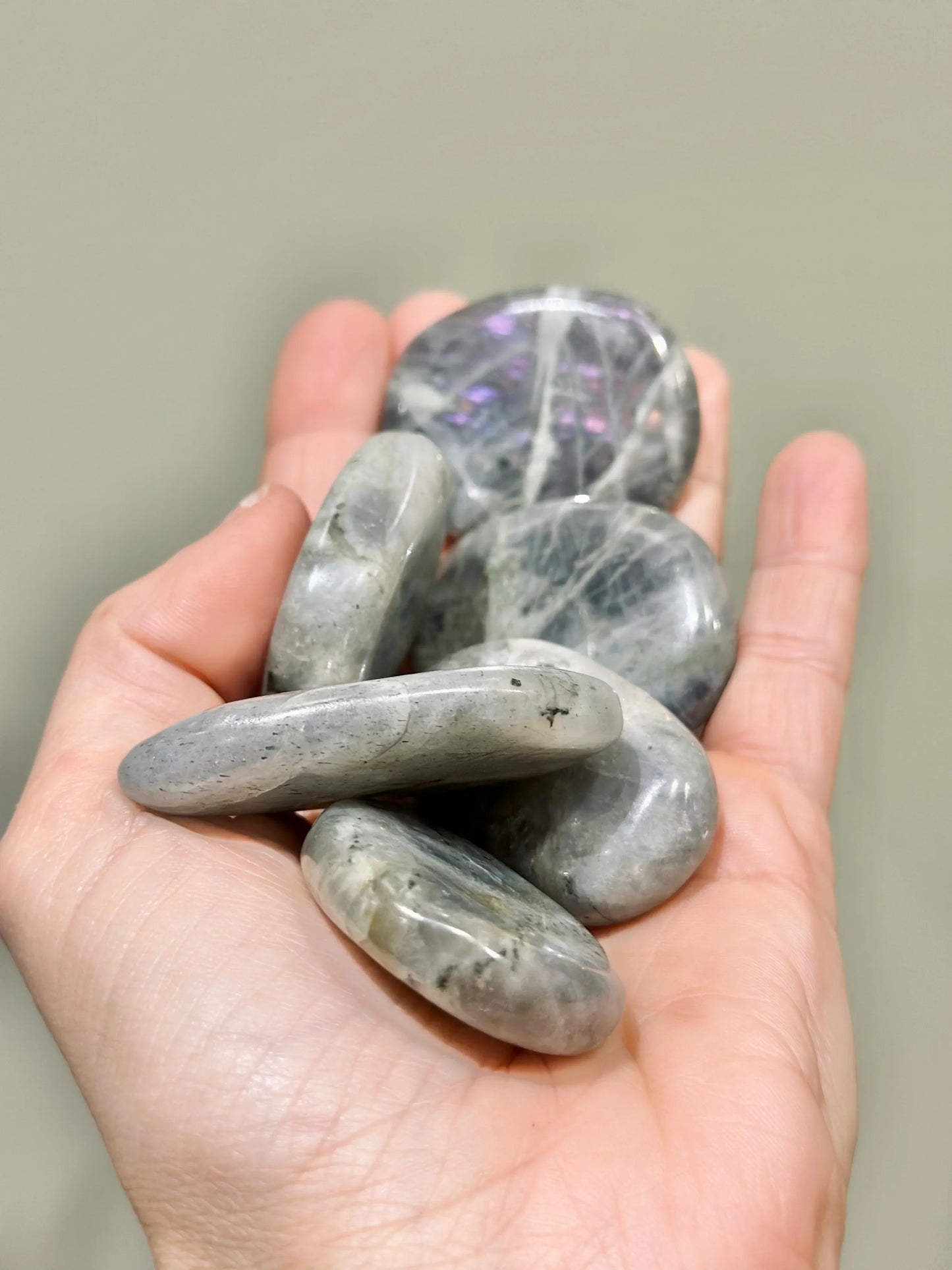 Rodado Plano de Labradorita Violeta - La Quinta Vidal