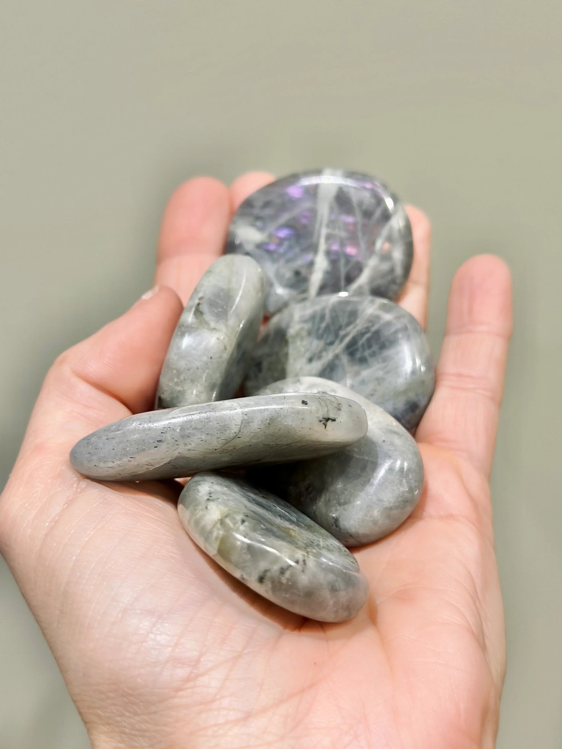 Rodado Plano de Labradorita Violeta - La Quinta Vidal