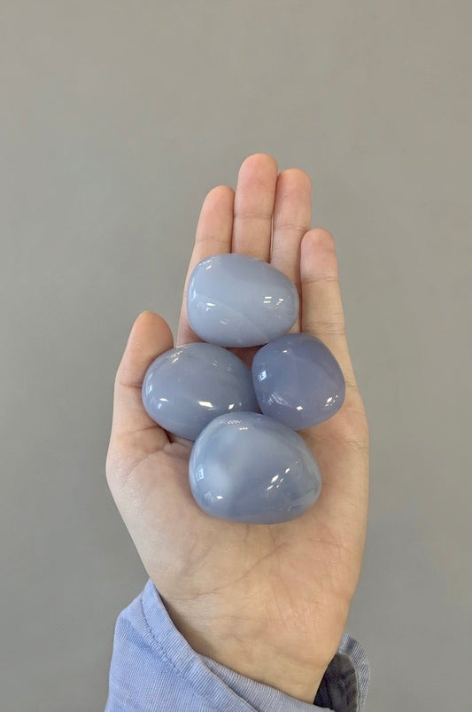 Rodado de calcedonia azul