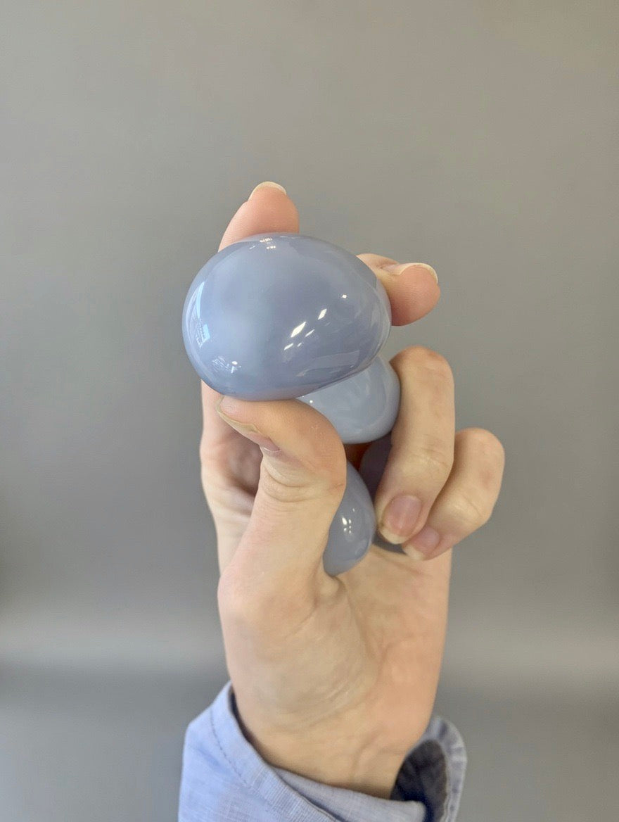 Rodado de calcedonia azul