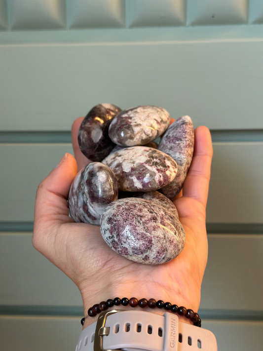 Rodado de cuarzo rutilado 