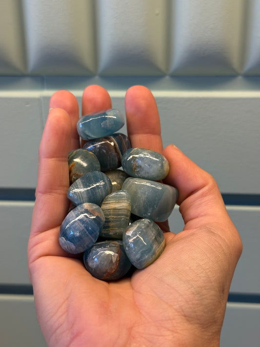 Rodado de mineral onix cielo