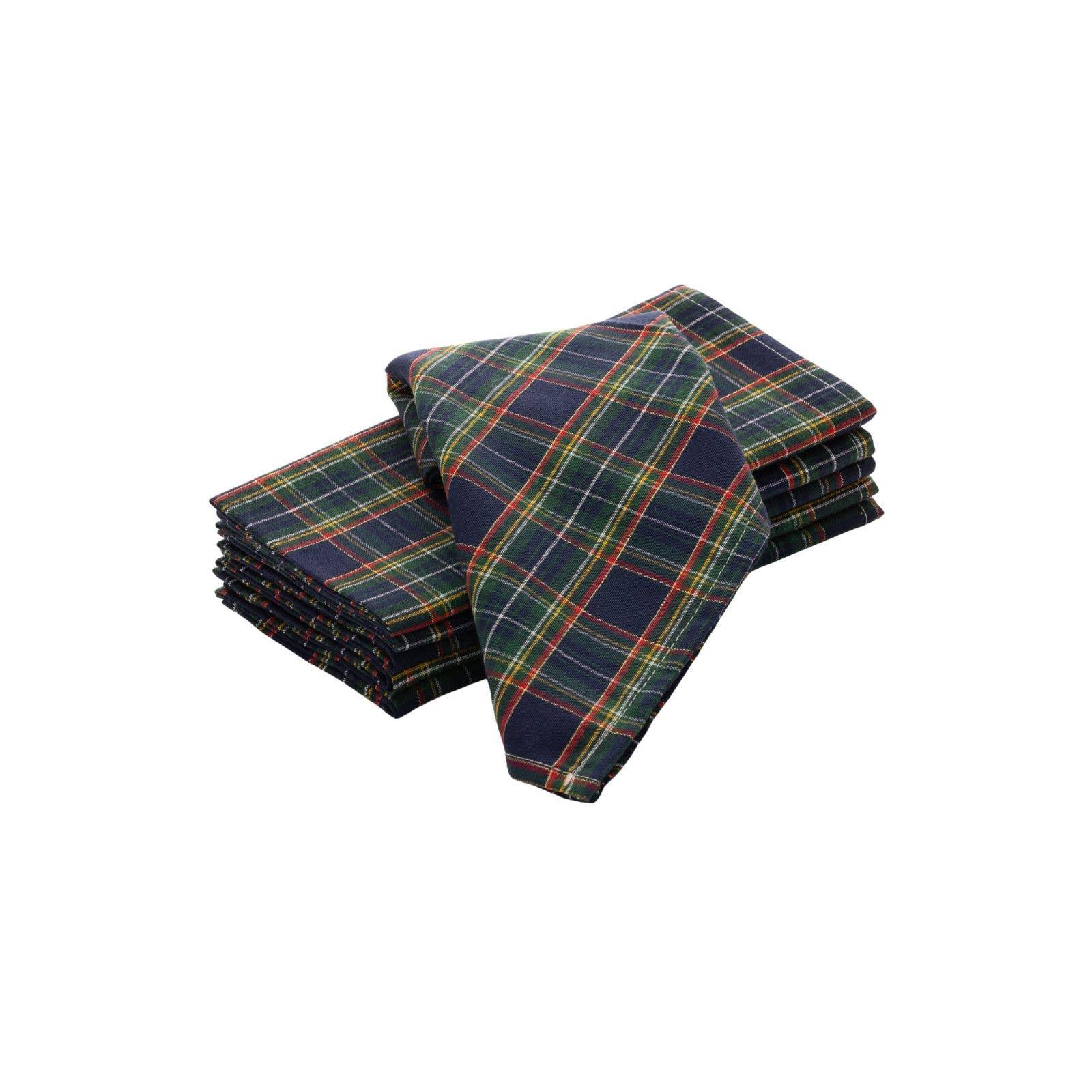 Servilletas vichy Navidad - La Quinta Vidal