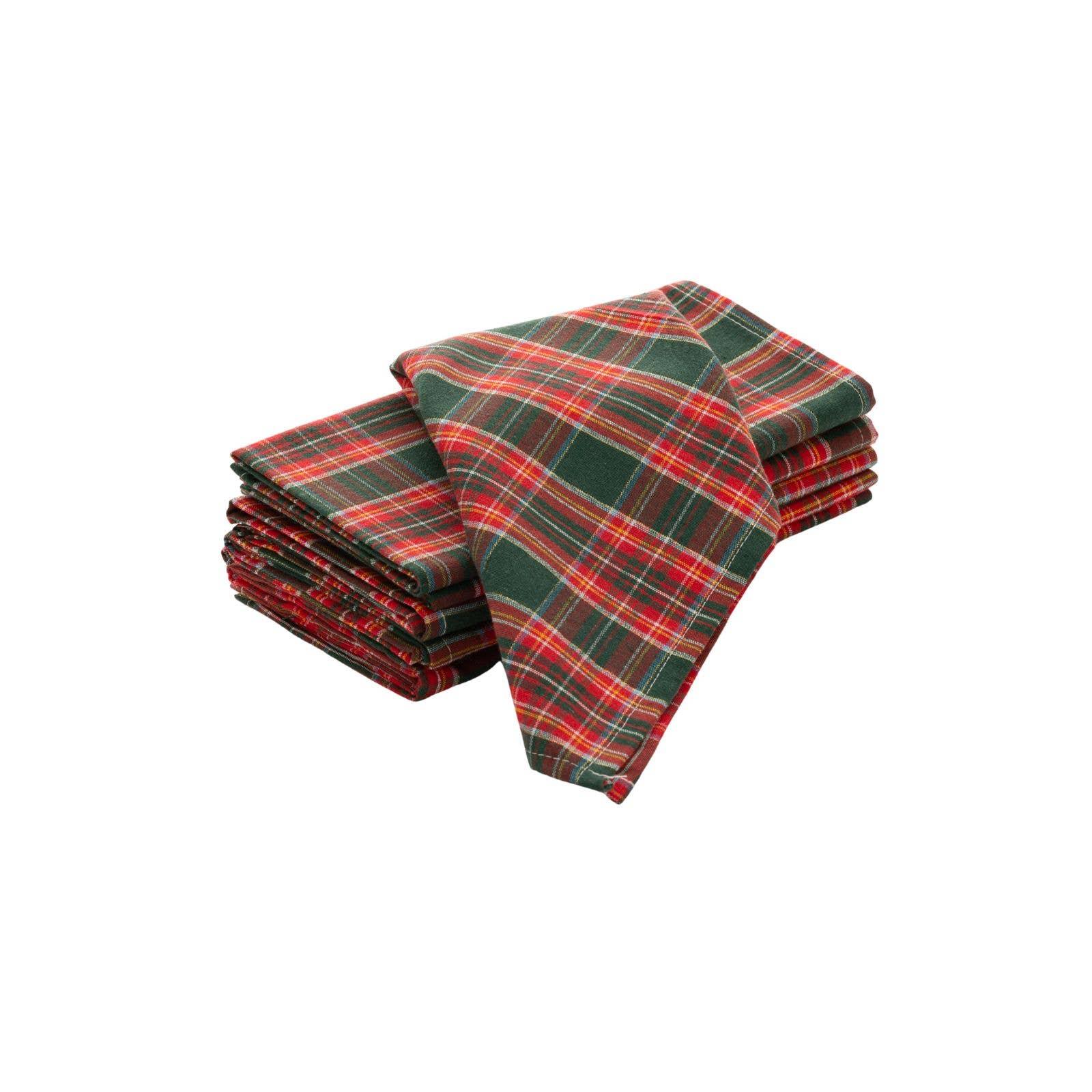 Servilletas vichy Navidad - La Quinta Vidal