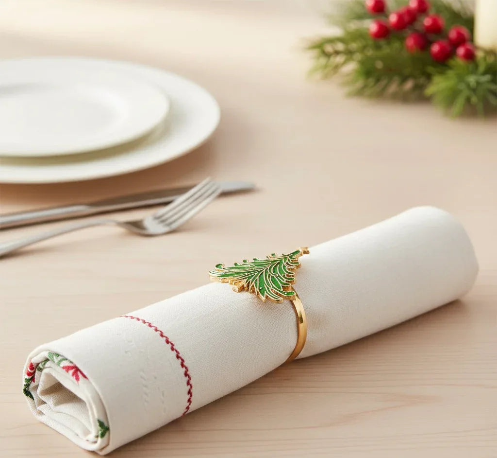 Servilleteros árbol de Navidad o florecillas silvestres - La Quinta Vidal