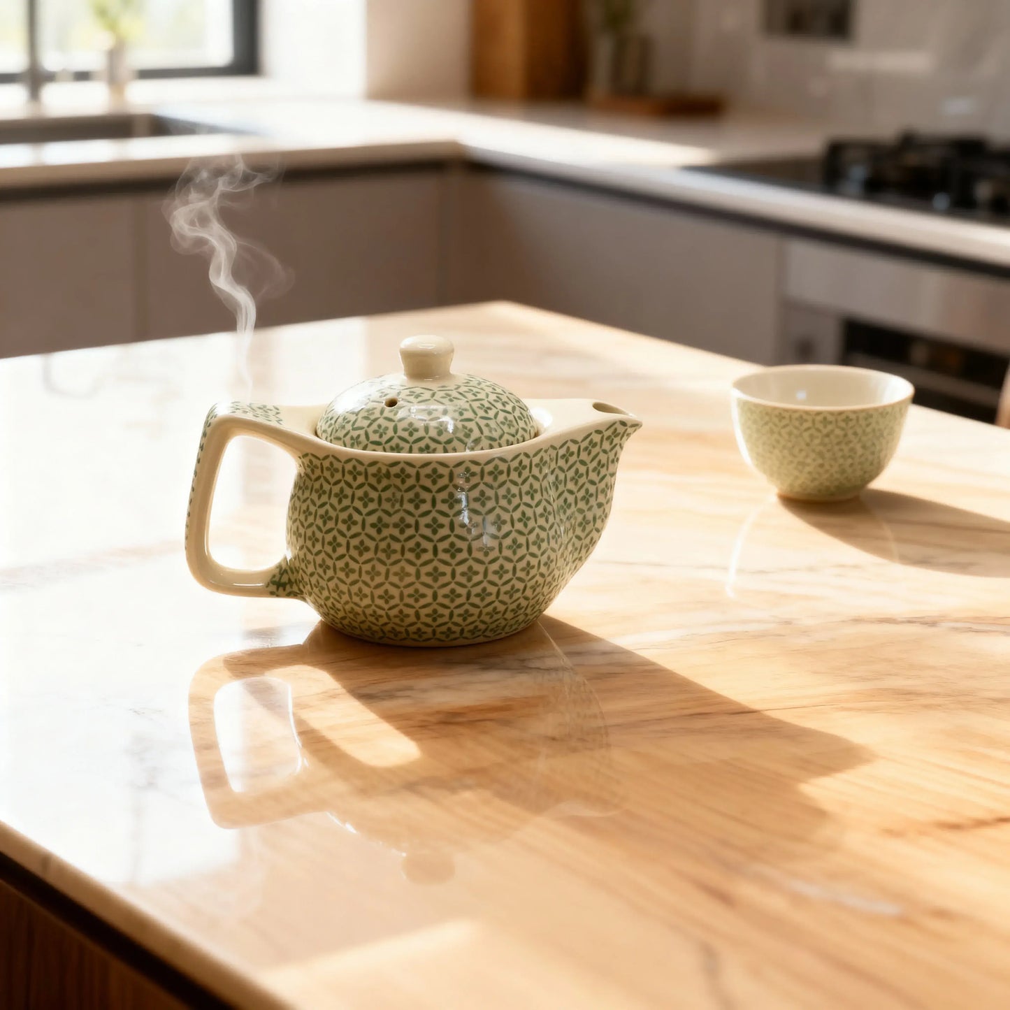 Tetera pequeña de porcelana con mosaico - La Quinta Vidal