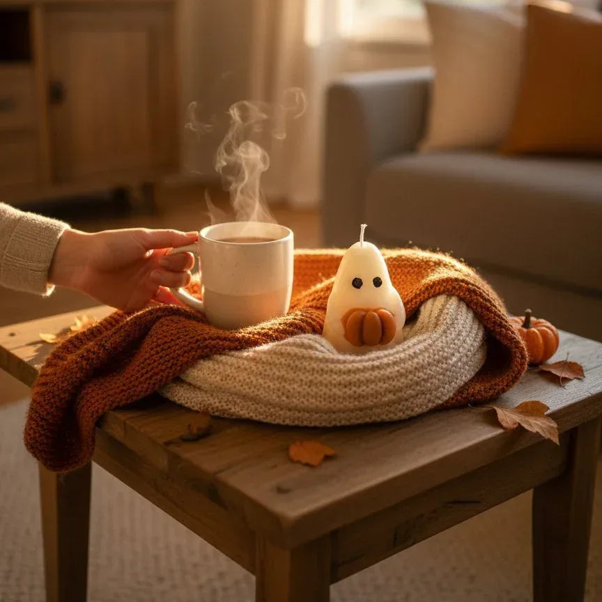 Vela de cera Ghost Pumpkin