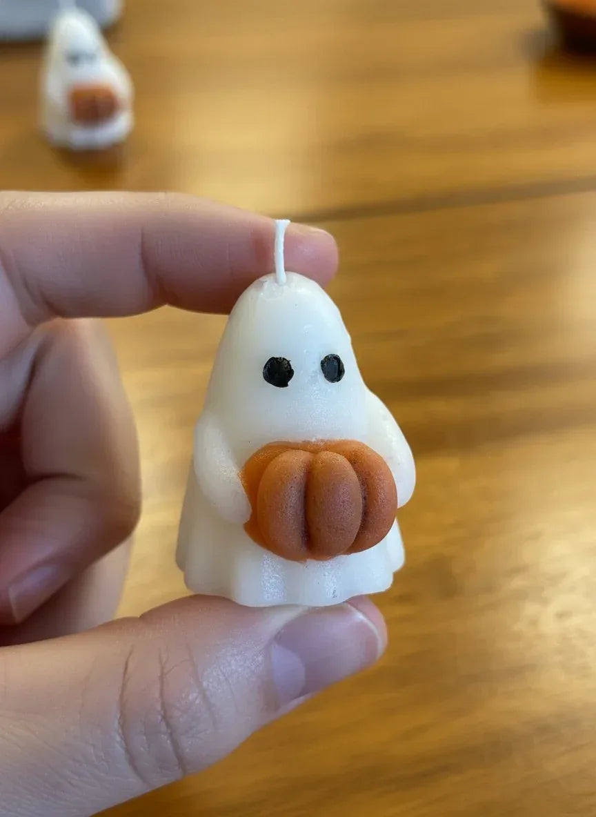 Vela de cera de ghost pumpkin