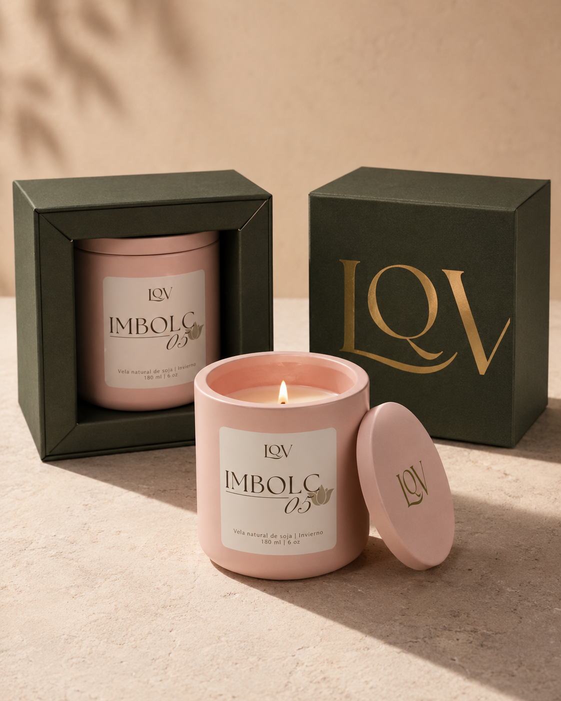 Vela de soja imbolc scent n5