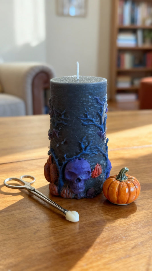 Velas de cera de halloween