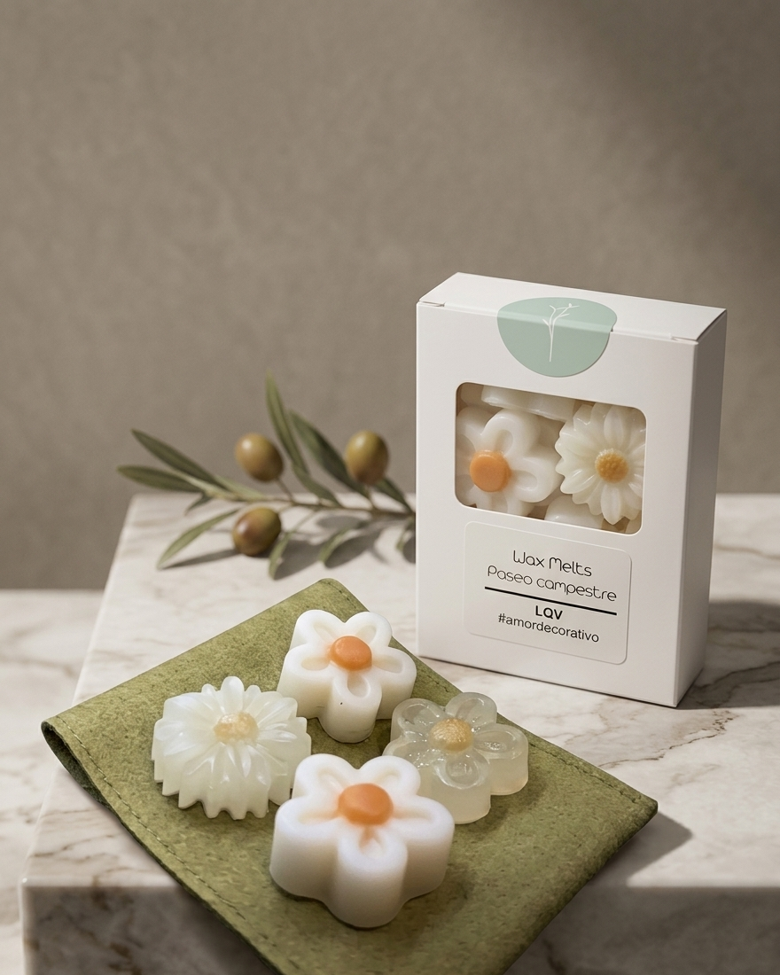 Wax melts con aromas 