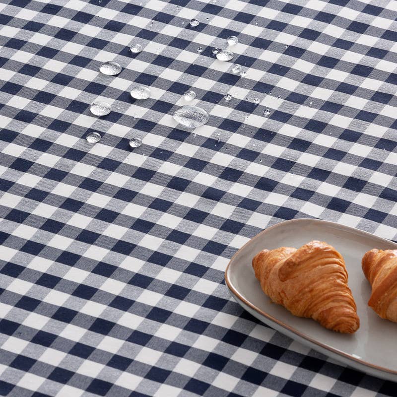 Mantel Antimanchas Tacto Tela Cuadro Vichy Algodón