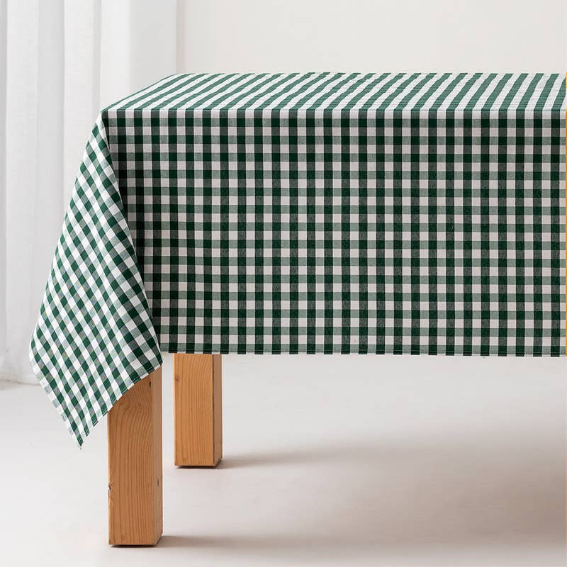 Mantel Antimanchas Tacto Tela Cuadro Vichy Algodón